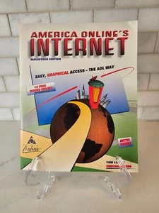 America Online AOL 3.5” Floppy Disk Ver. 2.5 Macintosh 1994 RARE w Book SEALED - Picture 1 of 5