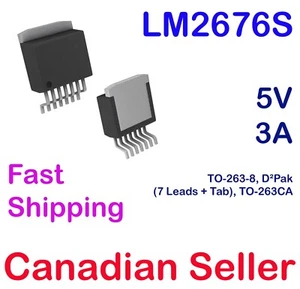 LM2676S-5 Step-Down Switching Regulator IC Positive Adjustable 5V 3A TO-263 TI - Picture 1 of 1