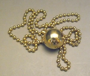 3/4" Messingkugel mit 26" Zugkette Lüfter oder Leuchte Lampe Beleuchtung PC6 - Bild 1 von 2