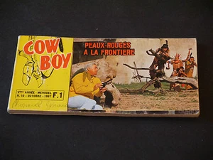 ROMAN PHOTO MINI POCHE RÉCITS WESTERN COW BOY N°10 PEAUX-ROUGES A FRONTIÈRE 1967 - Imagen 1 de 1