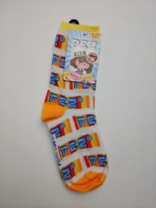 Pez Candy Kids Multicolor Crew Socks ~ Size 9 - 2.5 New - Picture 1 of 4