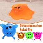 Splat Pig Ball Squeeze Jelly Pig Stress Relief Smash Kids Pig Cute Toy Vent O9M4