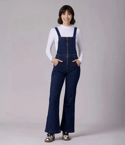 Vanilla Star Dark Blue Women's Jeans Overalls. Size XSmall - Picture 1 of 10