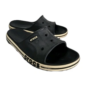 Crocs Unisex  Bayaband Slides Blk. Waterproof Men SZ 11 - Picture 1 of 4