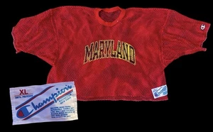 Camiseta de práctica de fútbol americano vintage de Maryland Champion XL - Imagen 1 de 5