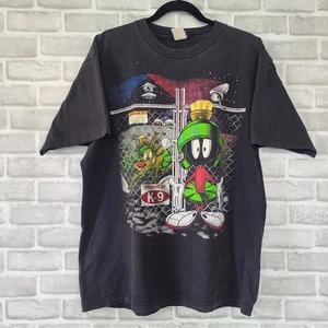 Camiseta De Colección Marvin the Martian Looney Tunes Algodón Gráfico Hecha en EE. UU. Para Hombres XL - Imagen 1 de 9