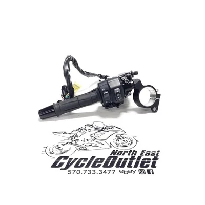 2020 19-23 KAWASAKI NINJA ZX6R ZX636 OEM LEFT CLIP ON CLIPON HANDLEBAR SWITCHES - Image 1 of 4