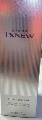 ISA KNOX LXNEW PLATINUM SCULPTING OIL SERUM 1.35 FL OZ NEW IN UNOPENED BOX - Image 1 of 3