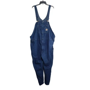 Salopette bavaglino vintage Carhartt denim 52x30 - falegnami RO7 DST - fondo di magazzino nuova con etichette - Foto 1 di 17