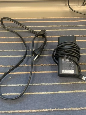 Dell 65W USB-C AC Adapter Charger HA65NM190 Adapter Original OEM Laptop Type C - Image 1 of 3