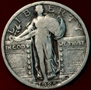 1925 Philadelphia Mint Silver Standing Liberty Quarter - Picture 1 of 2