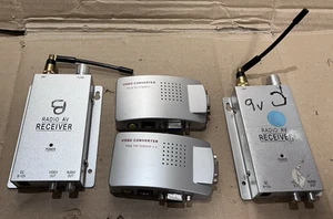 2 x VGA to Video Converter Units & 2 x Radio AV Receivers - Untested Bundle - Bild 1 von 7