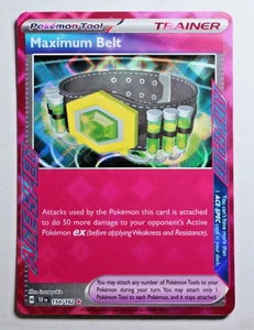 Maximum Belt 154/162 Temporal Forces ACE SPEC Pokemon Card - Picture 1 of 7