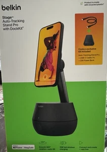 Belkin Stage 360 Auto-Tracking Stand Pro DockKit (with 20K Power Bank and USB-C) - Picture 1 of 4