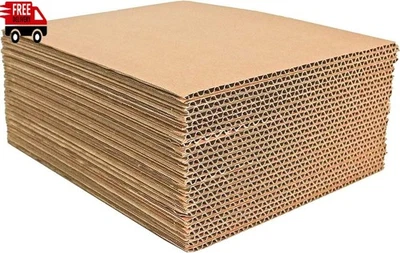 50 Piezas 12x12 Almohadillas de Cartón Corrugado Insertar Hojas Relleno Universal Foto 1 de 4