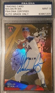 Nolan Ryan 2014 Topps High Tek Signed Gold 13/99 PSA/DNA AUTHENTIC MINT 9 AUTO - Picture 1 of 2
