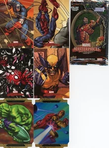 Marvel Masterpieces Series 2 COMPLETE 90-Card Base Set + HULK A + IRON MAN A - Picture 1 of 1