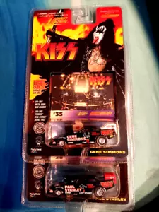 johnny lightning Kiss #35 Gene Simmons & #38 Paul Stanley 1997 - Picture 1 of 3