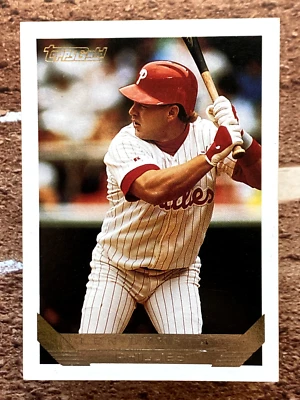 1993 Topps Gold Len Dykstra #740 - Image 1 of 2