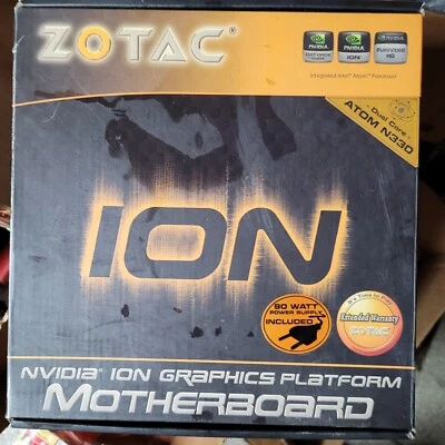 Placa madre ZOTAC IONITX-A-U NVIDIA ION Intel Atom N330 Mini ITX Inc 90w PSU NUEVA EN CAJA Foto 1 de 4