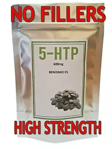 5 HTP 600mg Estratto di Semi di Griffonia Capsule Veg Serotonina Multi Listino - Foto 1 di 3