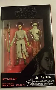 Star Wars REY (JAKKU) schwarze Serie 4 Zoll Actionfigur Disney Hasbro Jedi - Bild 1 von 2
