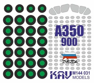 Paint mask for A350-900 (Zvezda) - Picture 1 of 1
