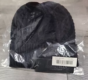 Equestrian Stockholm Black Beanie One Size Fits All Style BR7 - Picture 1 of 5