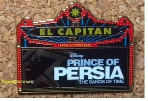 LE300 Disney Pin Soda Fountain El Capitan Marquee Prince of Persia Sands of Time - Picture 1 of 1