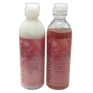 2000s Sweet Pea Shampoo & Conditioner Bath & Body Works Pleasures RARE Deadstock - Picture 1 of 7
