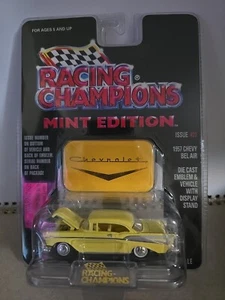 Chevy Bel Air 1957 edición Racing Champions edición como nueva #21 con emblema fundido a presión - Imagen 1 de 4