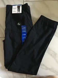 Calvin Klein Youth Tech Jogger Black Size L 14/16 - Picture 1 of 10