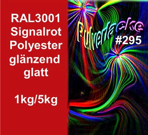 PINTURA EN POLVO recubrimiento en polvo recubrimiento en polvo RAL3020 rojo tráfico - Imagen 1 de 1