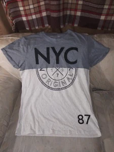 Aeropostale Men M T Shirt NYC Original 87 100% Cotton Applique 100% Polyester... - Picture 1 of 5