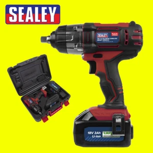 Sealey 18V Cordless 1/2" Impact Wrench CP400LI Gun 3Ah Li-ion Battery Charger - Picture 1 of 7