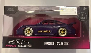 VHTF Jada 1:32 Pink Slips Purple Porsche 911 GT3 RS (996) 2025 NEW - Picture 1 of 7