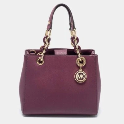BNWT Michael Kors MK Brandy Red Burgundy Medium Cynthia Bag NEW WITH TAGS - Image 1 of 4