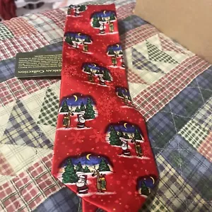 American greetings men’s necktie Christmas Santa reindeer golf - Picture 1 of 6