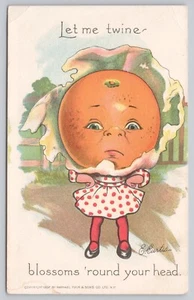 Comic Postcard, Tuck, E. Curtis Artist: Let Me Twine [Orange] Blossoms 'Round... - Picture 1 of 2