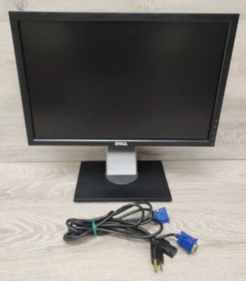 Dell 1909Wf 19" Widescreen LCD Monitor With Stand & Cables Tested Working #2 - Image 1 of 4