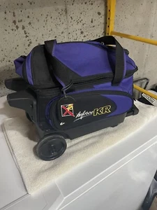 KR Strikeforce Cruiser 1 Ball Roller Bowling Bag purple / black - Picture 1 of 6