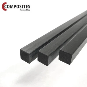 Carbon-Vierkant-Stab 5.0x5.0 x 1000 mm Quadrat Rechteck Stab CFK Carbonstab - Bild 1 von 1