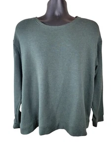 Orvis Mens Size XL Green Pullover Crewneck Sweater Long Sleeve Thermal Outdoor - Picture 1 of 4