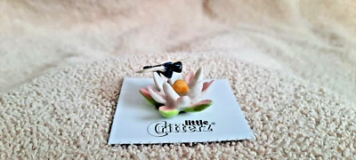 Figura Miniatura LITTLE CRITTERZ Libélula sobre Lirio de Agua "Azul" Nueva LC845 Foto 1 de 4