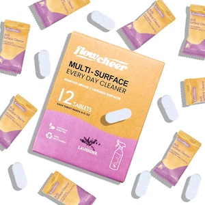 Multi Surface Cleaner Tablets - Makes 204Oz Spray - Lavender Scent - 12Pk - Picture 1 of 12