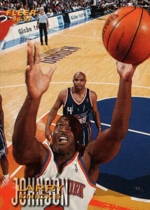 1996-97 Fleer Sprite #26 - Larry Johnson - New York Knicks 96-465 - Picture 1 of 2