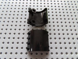 Lego 2 x Panel Wand  Klappe Tür gebogen 18910 3x4x3 schwarz - Bild 1 von 1