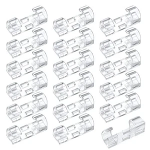 120Pcs Self-Adhesive Cable Management Clips Cord Holder Organizer for Car Office - Picture 1 of 7