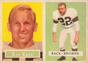 KEN KONZ 1957 TOPPS FOOTBALL #52 - Picture 1 of 2