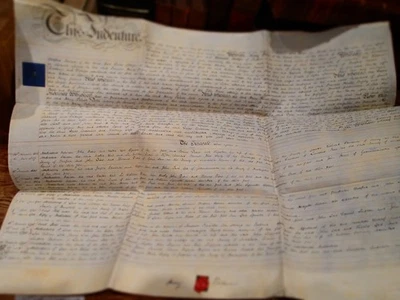 (U) 1823 Vellum indenture, Clifton in Bedford Henry Palmer, William Bodger - Image 1 of 4